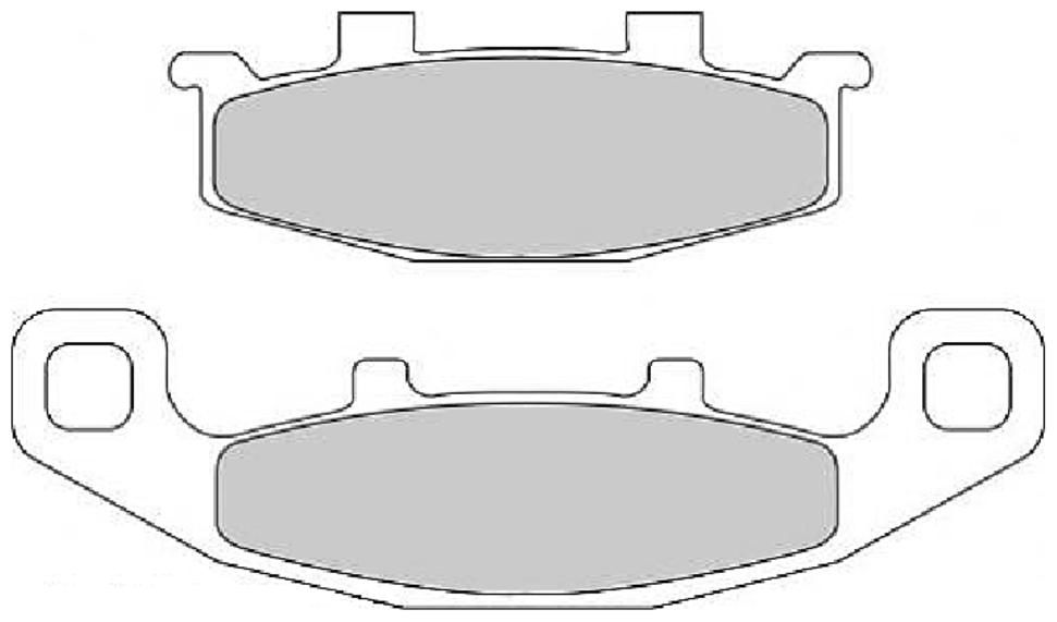 Тормозные колодки дисковые, FERODO(FDB481P)