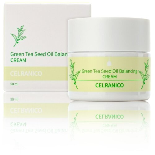 Celranico Green Tea Seed Oil Balancing Cream Балансирующий крем для лица с семенами зеленого чая, 50 мл  - Купить
