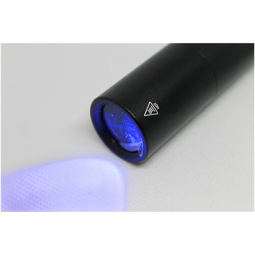 USB перезаряжаемый аккумуляторный ультрафиолетовый UV фонарь 365нм, 5Вт, с фильтром ZWB2