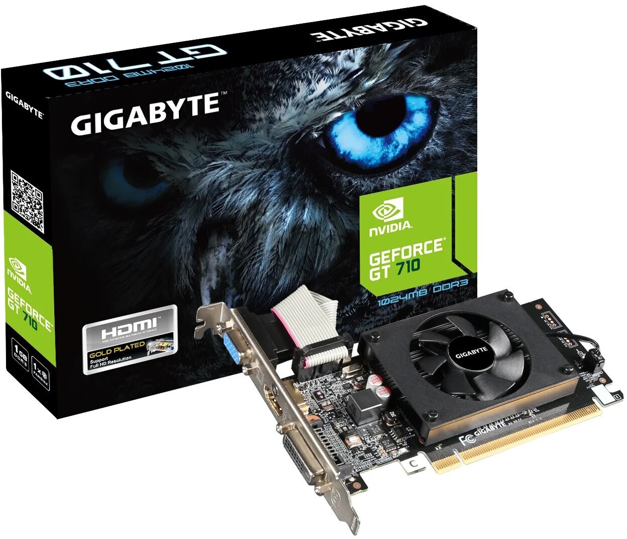 Видеокарта GIGABYTE nVidia GeForce GT 710 , , 2Гб, GDDR5, Low Profile, Ret - фото №8