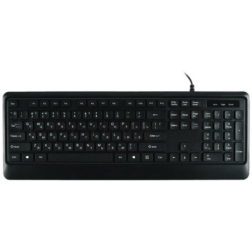 Комплект клавиатура+мышь/ Keyboard/mouse set MK120, USB wired, 104 кл, 1000DPI, 1.8m, black, Foxline клавиатура мышь foxline mk120 usb черный