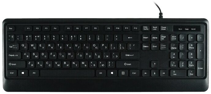 Комплект клавиатура+мышь/ Keyboard/mouse set MK120, USB wired, 104 кл, 1000DPI, 1.8m, black, Foxline