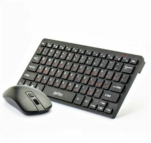 Комплект беспроводной Perfeo mini COMBO клавиатура + мышь