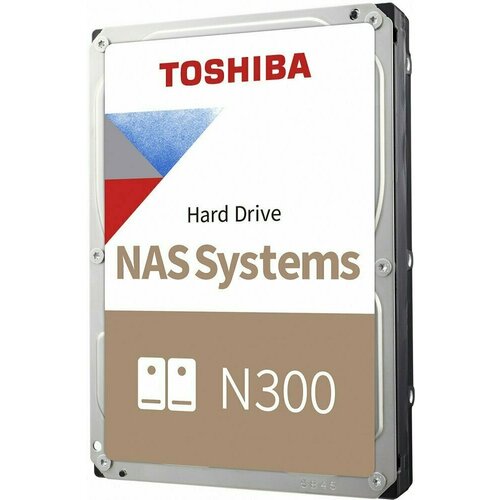 Жесткий диск HDD Toshiba N300 HDWG480UZSVASATA III8 TB 7200обмин 3112900₽