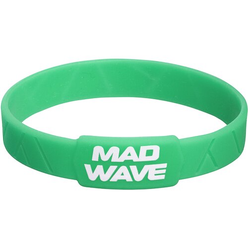 Браслет MAD WAVE, 1 шт., размер 16 см, размер one size, диаметр 5 см, бирюзовый подгузники для купания mad wave mad bubbles розовый s
