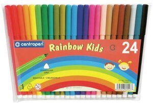 Centropen Фломастеры "Rainbow Kids", 24 цвета