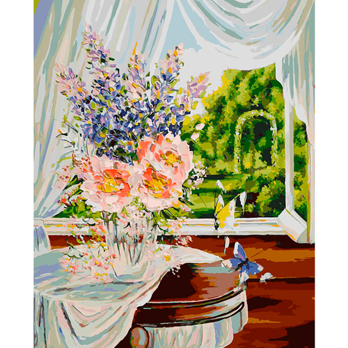Белоснежка Картина по номерам Летнее утро (094-АВ), 40 x 50 см, разноцветный белоснежка картина по номерам летнее утро 094 ав 40 x 50 см разноцветный