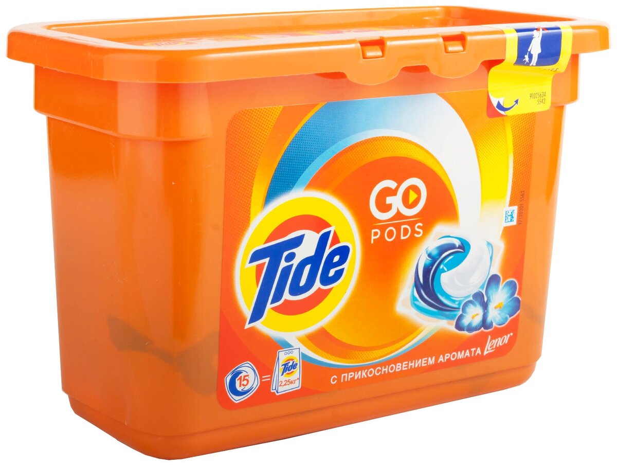 Важная информация о товаре Tide капсулы Go Pods автомат Lenor: описание, фо...