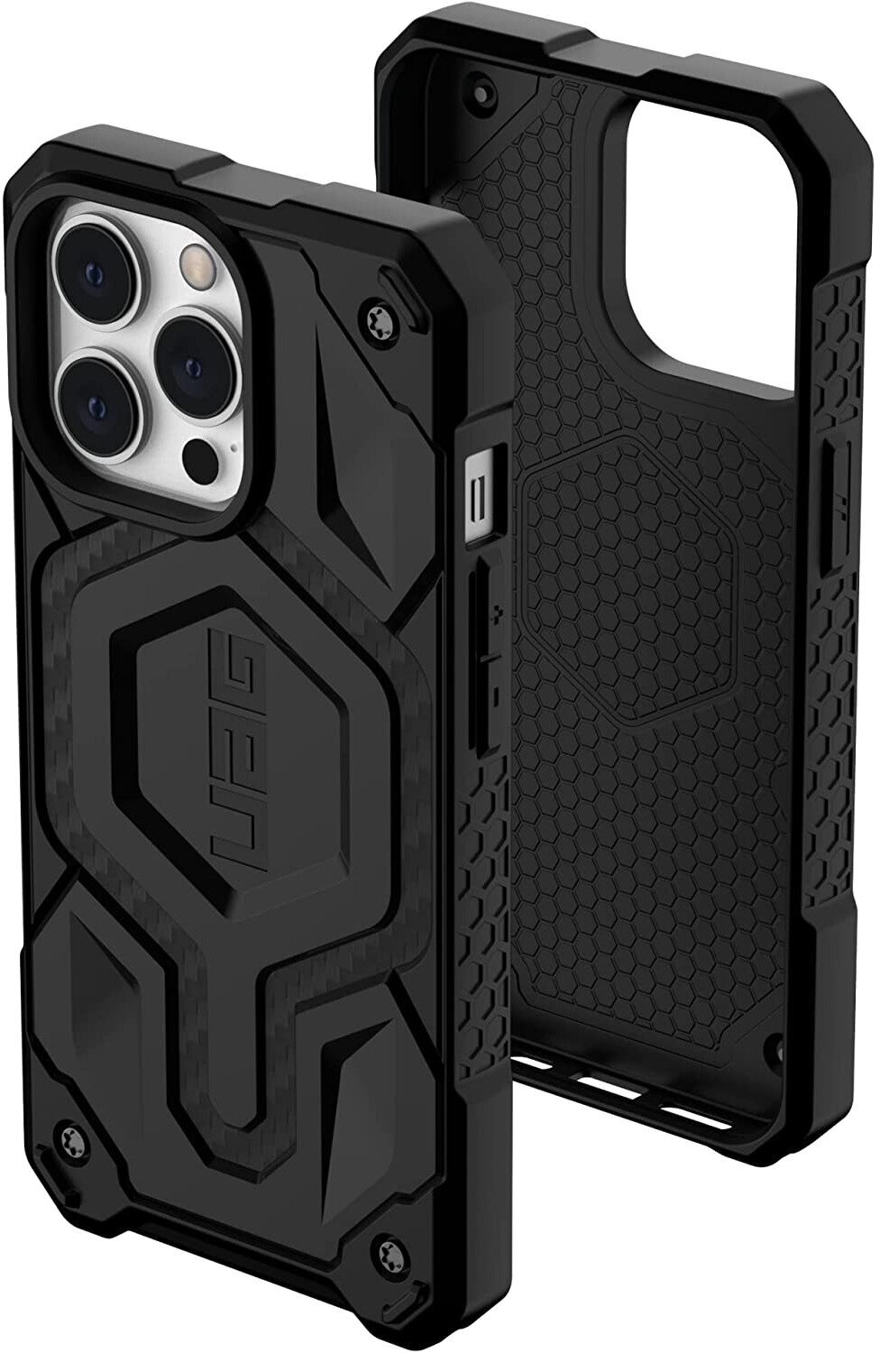 Чехол Urban Armor Gear (UAG) Monarch Series для iPhone 14 Plus, Черный (Kevlar Black)