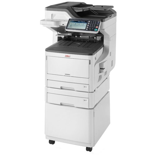 МФУ лазерное OKI MC853dnct, цветн., A3, белый/черный xerox дополнительный лоток на 520 листов и тумба 097s04907