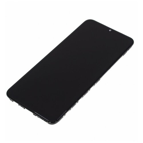 Дисплей для Samsung A025 Galaxy A02s (в сборе с тачскрином) в рамке, черный, AAA дисплей для samsung a205 galaxy a20 в сборе с тачскрином в рамке черный aaa