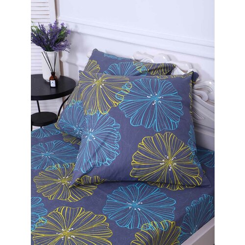 Комплект наволочек поплин (молния) - Лисиант (угольно-серый) Размер 50х70