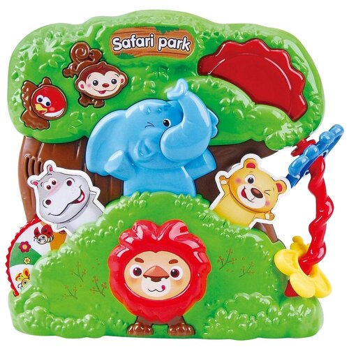 развивающая игрушка playgo sunflower activity center желтый зеленый Развивающая игрушка PlayGo Out Safari Park, зеленый