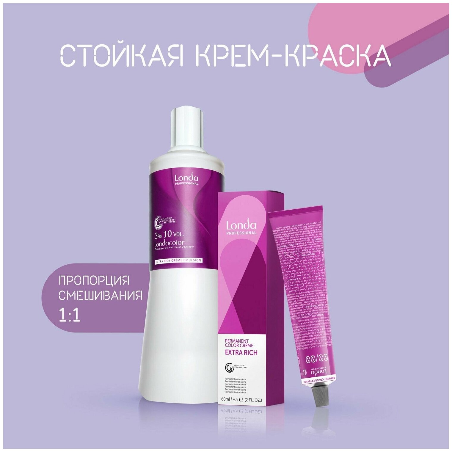 Londa Professional Londacolor - Лонда Колор Стойкая крем-краска для волос, 60 мл - Лонда Колор 6/ Темный блонд натуральный - фотография № 7