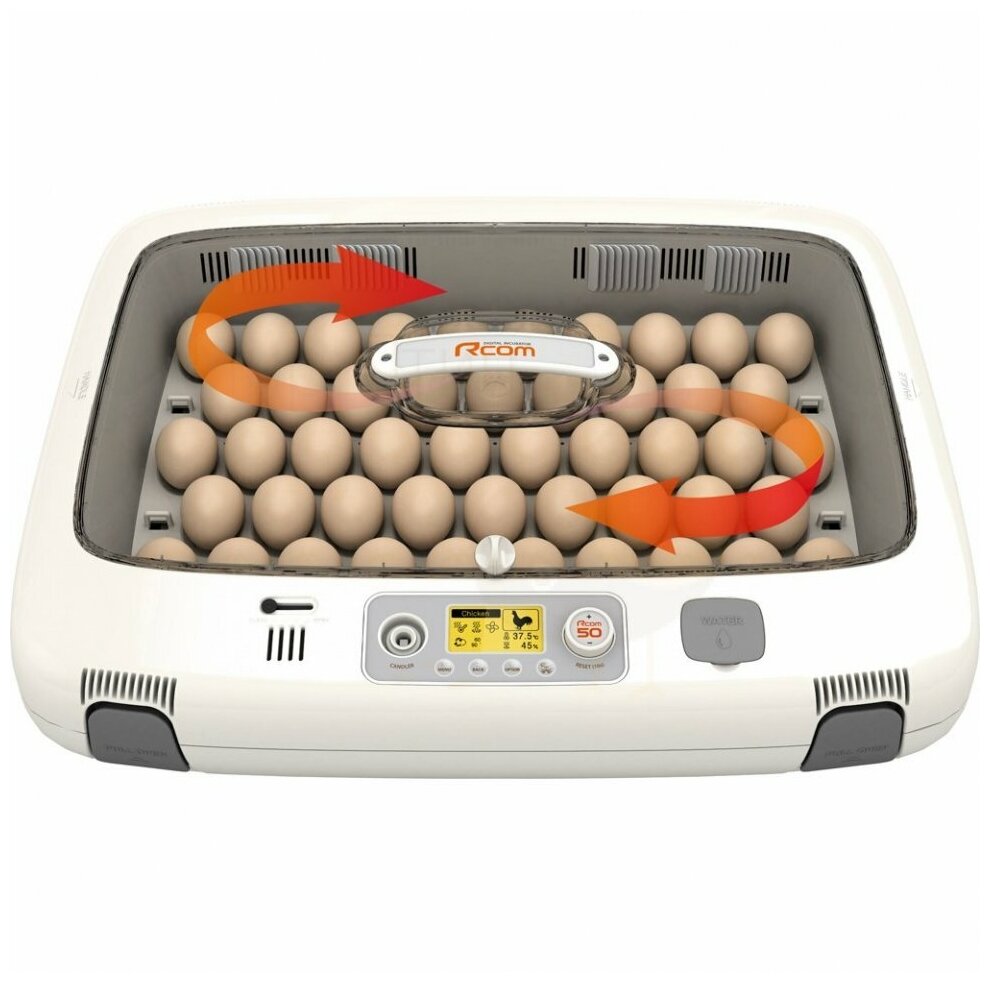 Инкубатор Rcom 50 DO PRO с овоскопом автоматический для яиц - фотография № 6