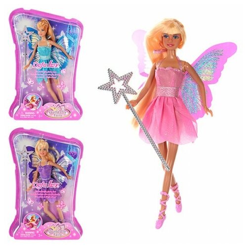 Кукла Defa Lucy Фея-бабочка, 29 см, 8120 разноцветный