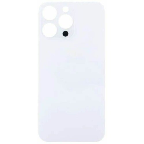 Задняя крышка для iPhone 13 Pro Max, стекло, цвет белый, 1 шт.