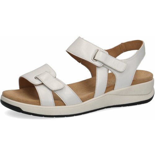 фото Босоножки caprice, натуральная кожа, размер 38, бежевый