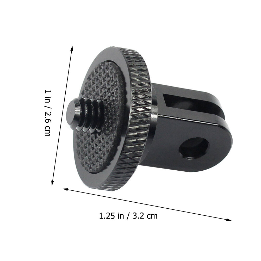 Адаптер Для Крепления Камеры 1/4 Дюйма На Трипод 2 Шт Черный 3.2X2.6Cm