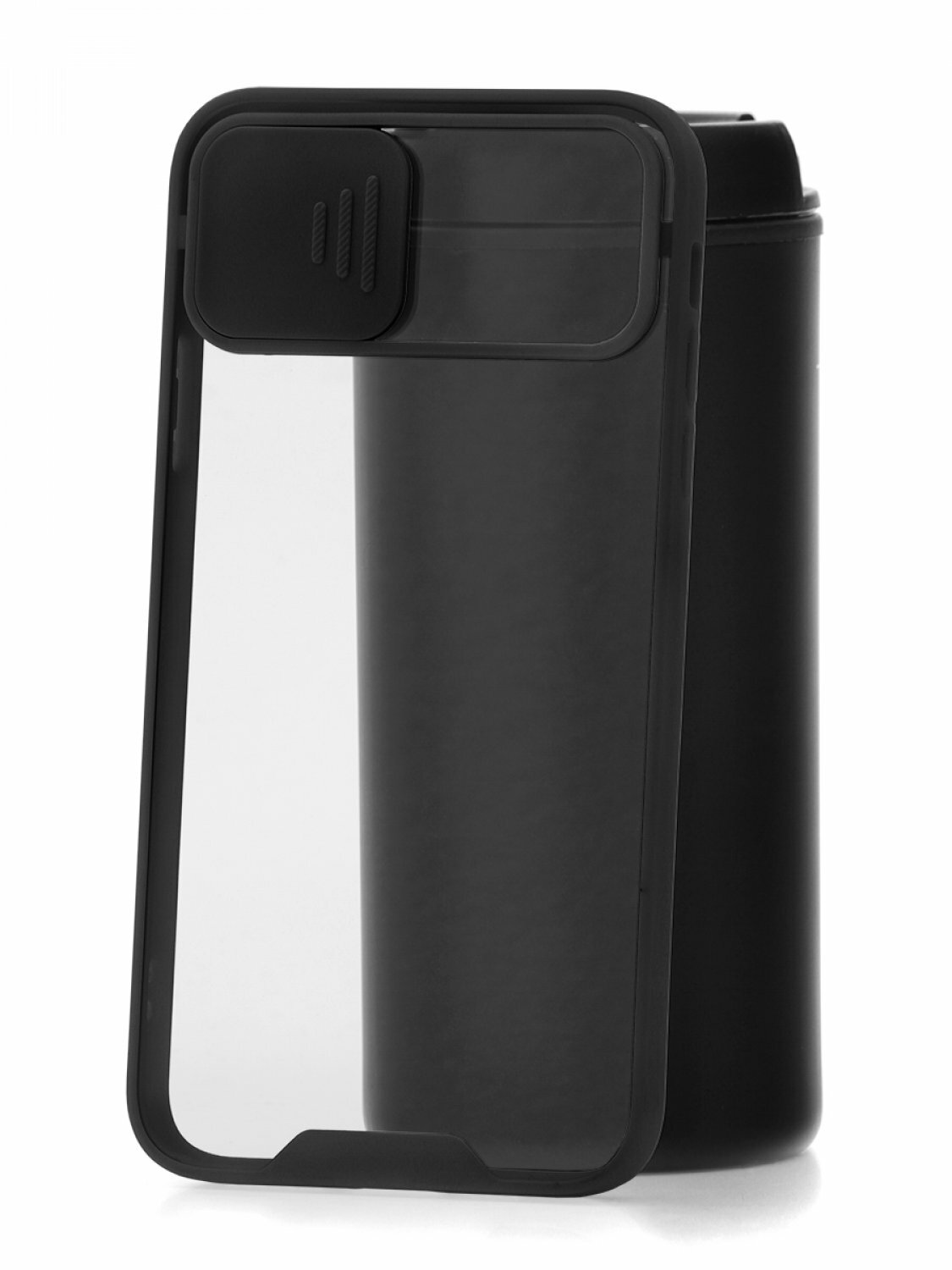 Чехол для iPhone 11 Pro Max Derbi Сloscam Black, силиконовый бампер, накладка с защитой камеры, защита углов противоударный case