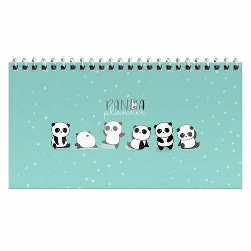 Планер недатированный Meshu Funny panda, 64л, 165х85 мм, на гребне MS_53277