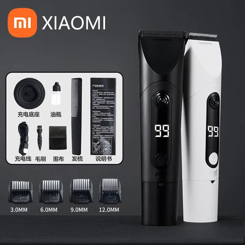 Картинки Xiaomi Mijia Профессиональная беспроводная машинка для стрижки волос