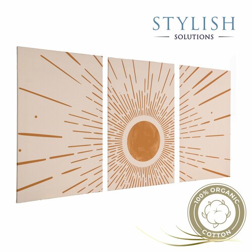 Картина модульная 60 х 120 см Солнце для офиса и спальни RE1A322 4250₽