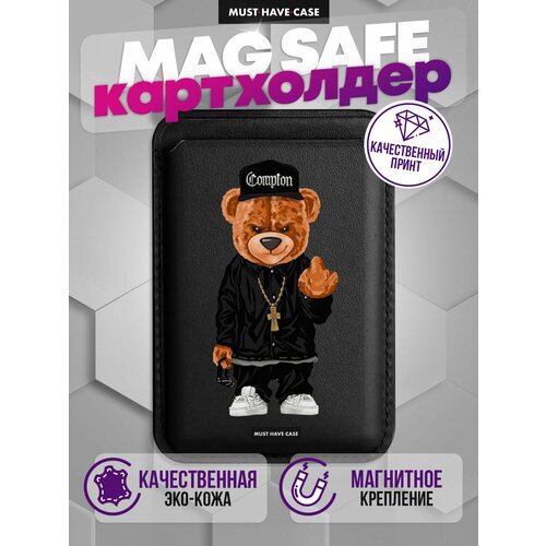 Картхолдер на iPhone MagSafe Wallet магнитный с принтом