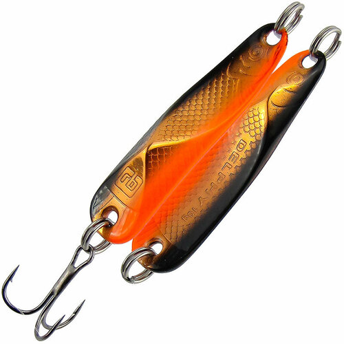 Блесна литьевая из латуни на жереха, покрыта медью RB Делфи 17 гр - 455