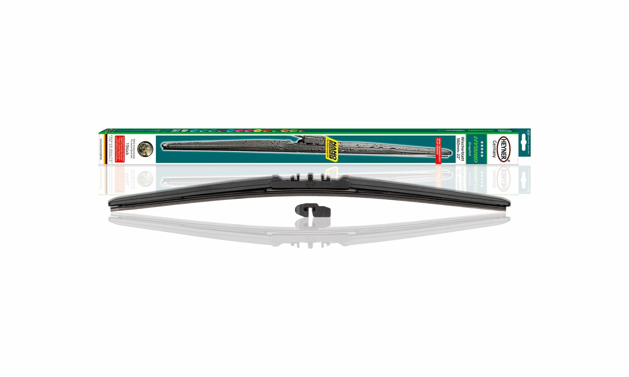 Щетка стеклоочистителя Heyner 032000 Hybrid гибридная 56см/22" 1шт Gaz ГАЗель Next правая