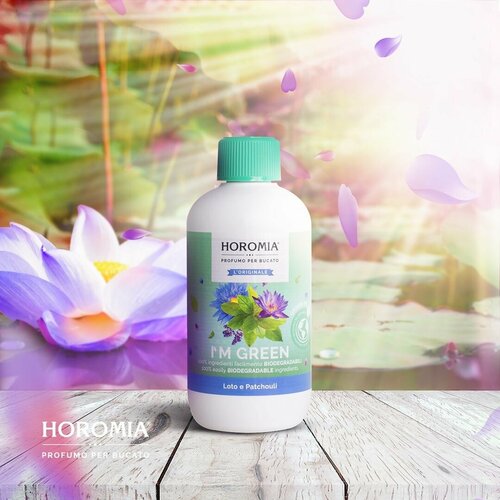 HOROMIA Парфюмерная эссенция BIO для стирки LOTO E PATCHOULI / Лотос & Пачули, 100мл