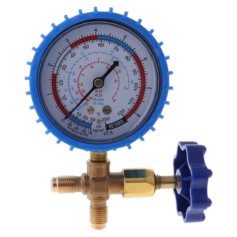 Манометр для кондиционирования воздуха 220psi 500PSI, Синий