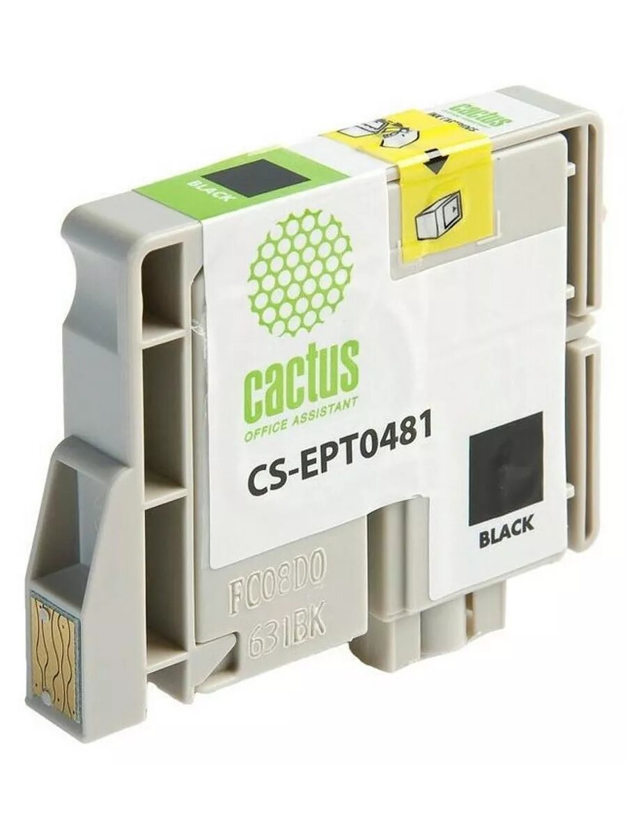 Картридж Cactus CS-EPT0481 для Epson R200 R220 R300 R320 черный - фото №9