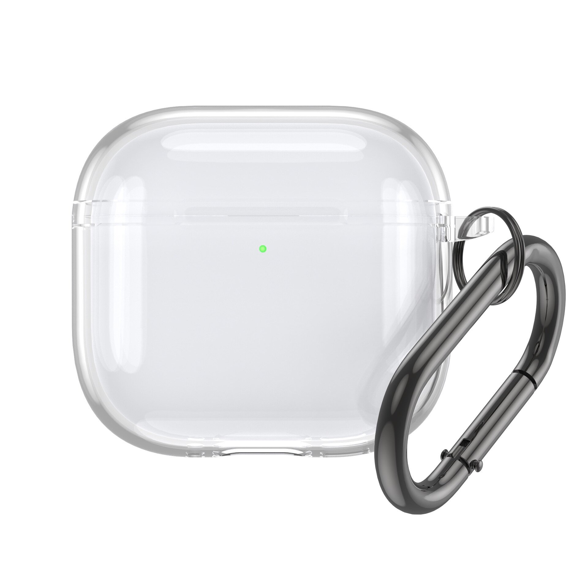 Чехол для наушников Aks-Guard Apple AirPods 4 (2024) прозрачный — фото 1