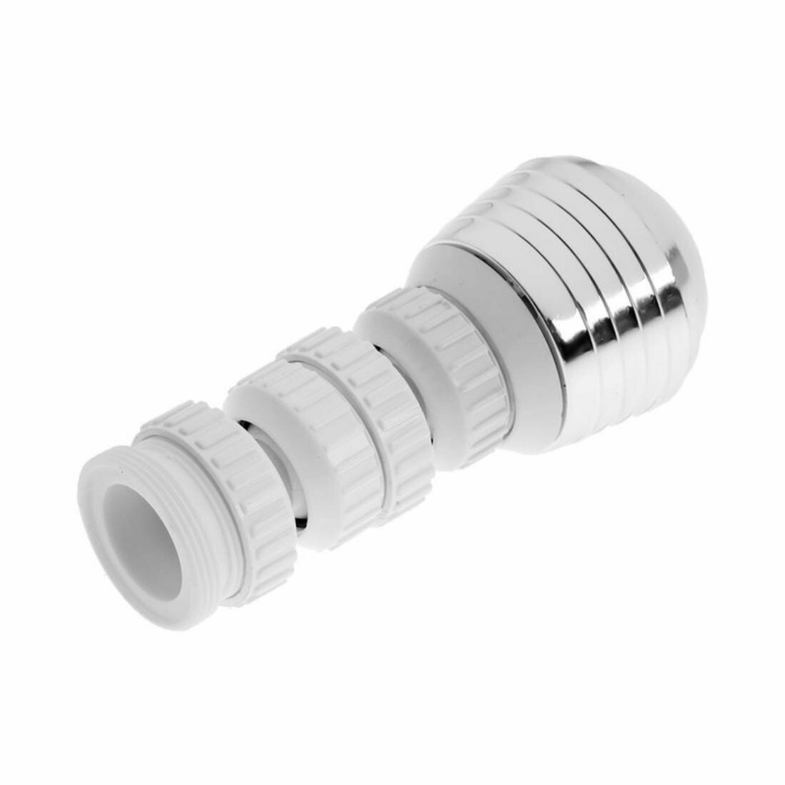 Картинки Аэратор ZEIN Z3601, поворотный, на шарнире, 2 режима, хром/белый