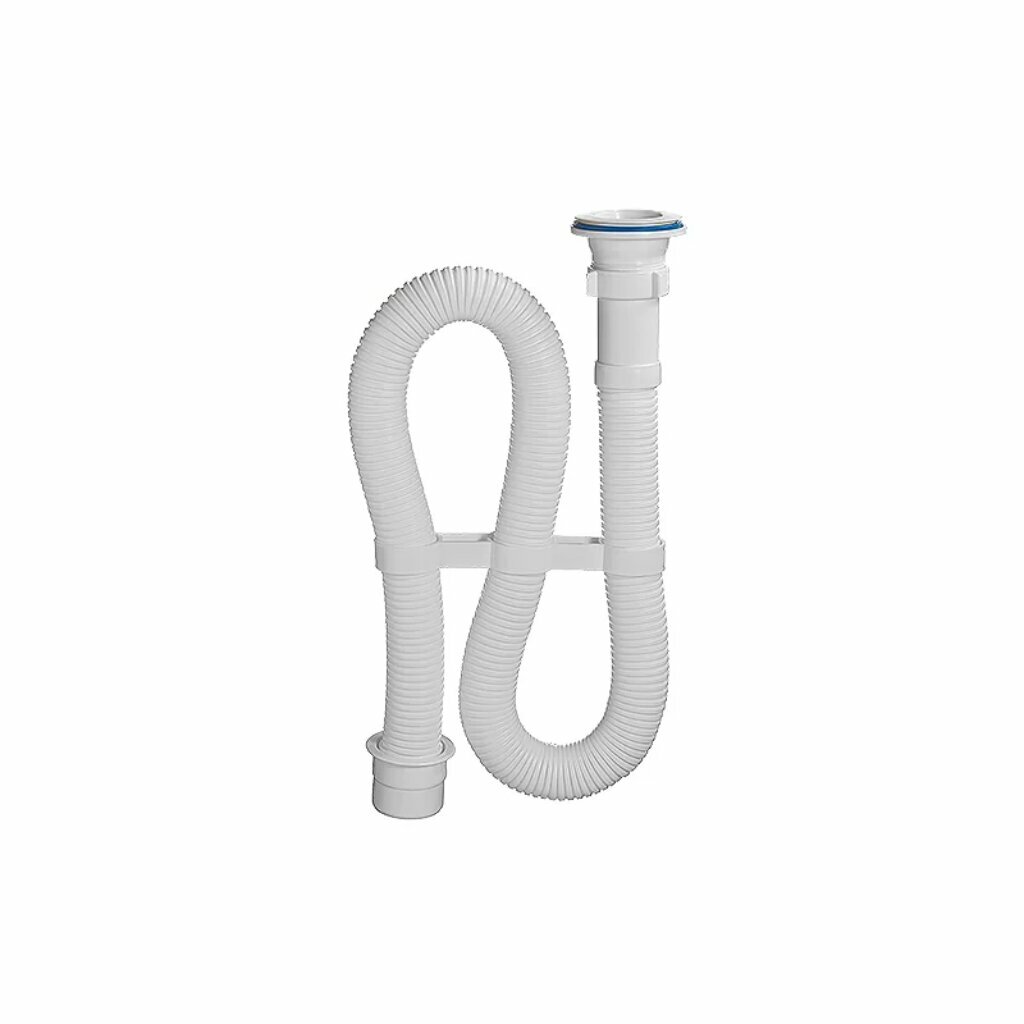 Сифон Orio АС-7011 универсальный гофрированный пластиковый 1 1/2