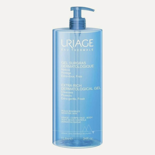 Изображение товара Очищающий гель для лица и тела Uriage Eau Thermale Gel Surgras Dermatologique Гель 1000 мл
