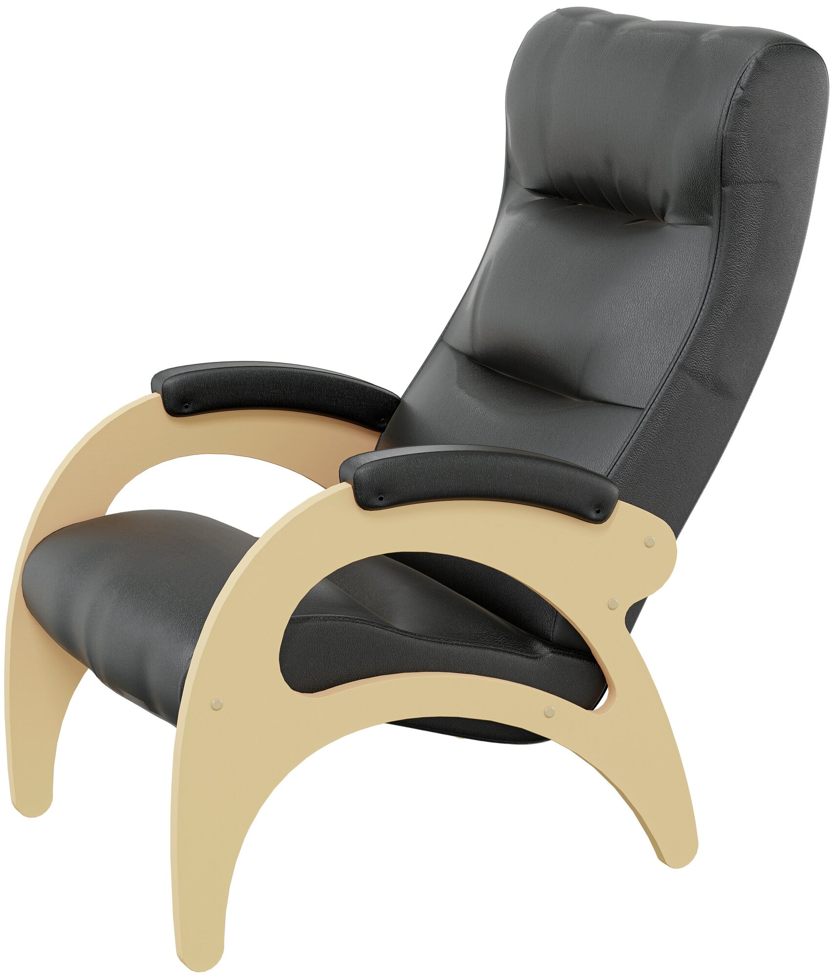 Кресло для отдыха Модель 41 б/л Ткань Дунди 108, каркас дуб шампань