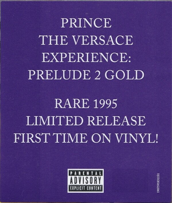 Prince Prince - The Versace Experience Prelude 2 Gold (colour) Sony Music - фото №4