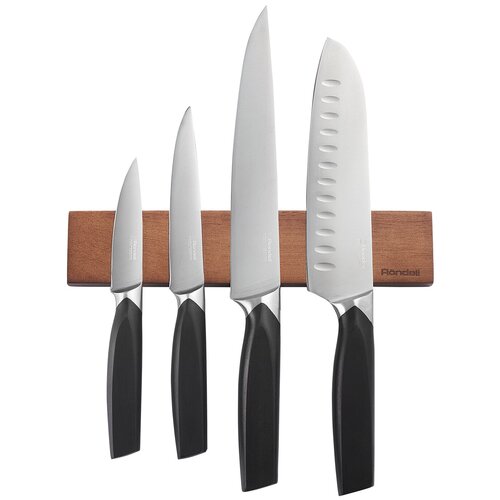 Набор из 4 ножей на магнитном держателе Toledo Rondell RD-1245