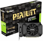 Видеокарта PCI-E Palit GeForce GTX 1050 Ti StormX (NE5105T018G1-1070F) 4GB GDDR5 128bit 14nm 1290/7000MHz DVI-D(HDCP)/HDMI/DisplayPort RTL