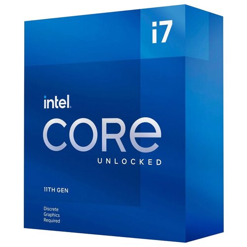 Процессор Intel Core i7-11700KF LGA1200, 8 x 3600 МГц, BOX процессор intel core i7 11700k lga1200 8 x 3600 мгц box без кулера