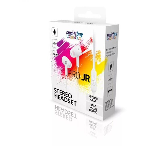 Гарнитура SmartBuy Pro JR белая SBH-105-W 53600₽