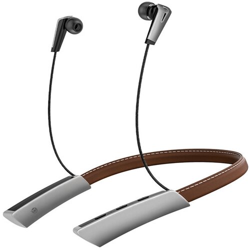 Наушники Pero BE04 Ultimate Brown PWH-BE04BR беспроводные спортивные наушники gogadget sportbuds с микрофоном активным шумоподавлением и заушным креплением