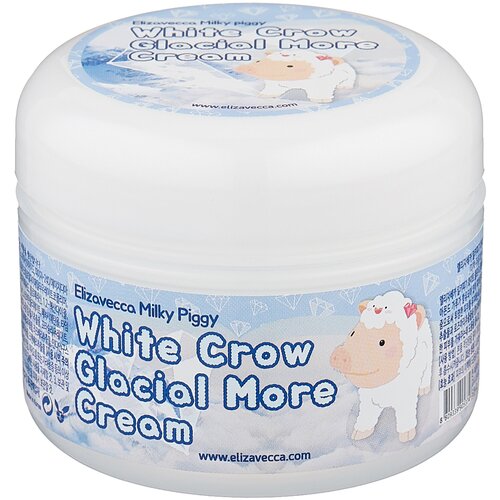 Осветляющий крем-суфле Elizavecca Milky Piggy White Crow Glacial More Cream, 100 мл