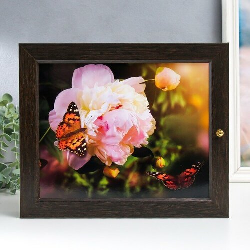 Ключница Бабочка на цветке 24Х29 см 1466₽