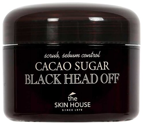 The Skin House Cacao Sugar Black Head Out Скраб против черных точек с коричневым сахаром и какао, 50 мл, 50 г