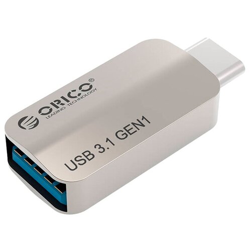 Переходник/адаптер ORICO OTG USB - USB Type-C (CTA2), серебристый аксессуар orico usb 3 1 a usb type c cta2 grey