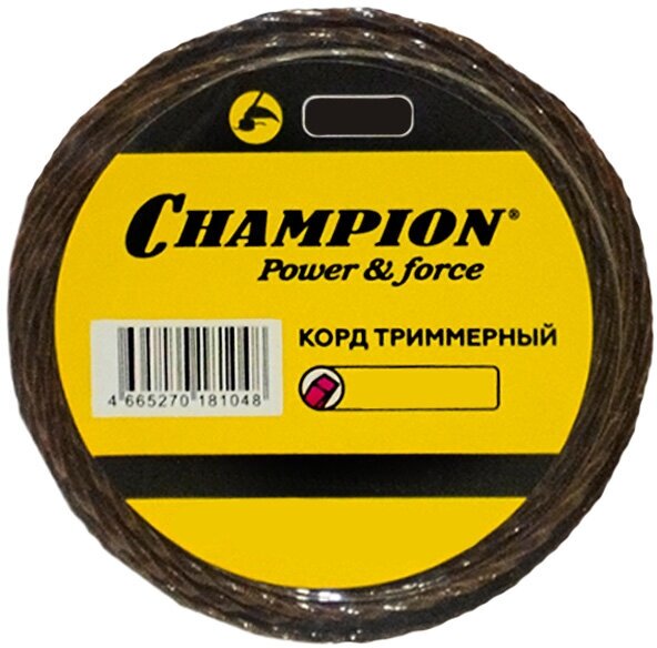 Леска для садовых триммеров CHAMPION , 3.0мм, 12м - фото №5