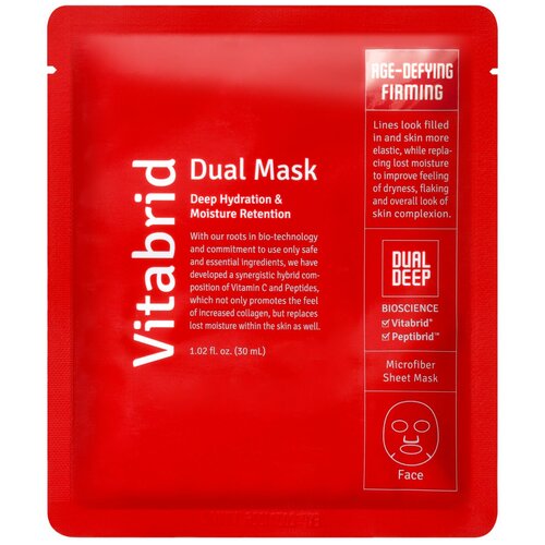 Vitabrid С¹² Маска Vitabrid Dual Mask Age-defying & Firming, 34 г, 30 мл